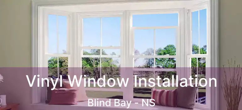  Vinyl Window Installation Blind Bay - NS