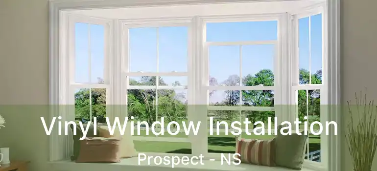  Vinyl Window Installation Prospect - NS