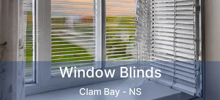  Window Blinds Clam Bay - NS