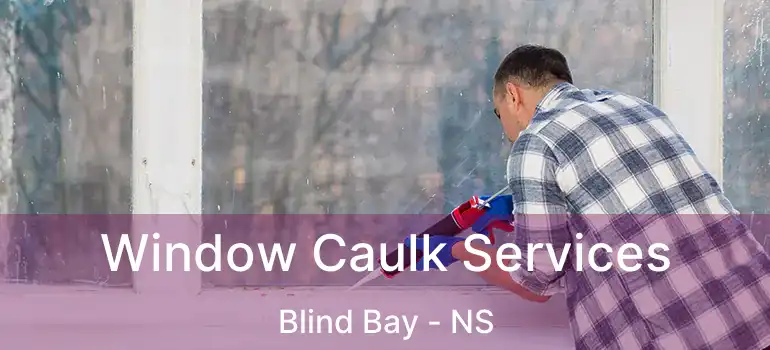  Window Caulk Services Blind Bay - NS