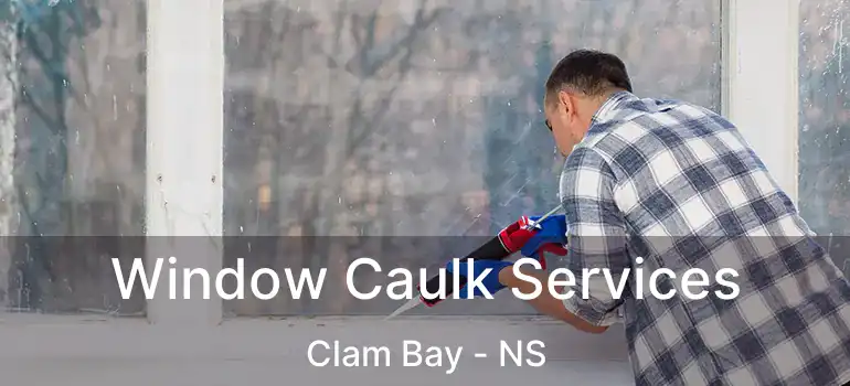  Window Caulk Services Clam Bay - NS