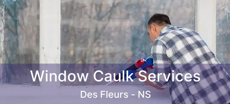  Window Caulk Services Des Fleurs - NS