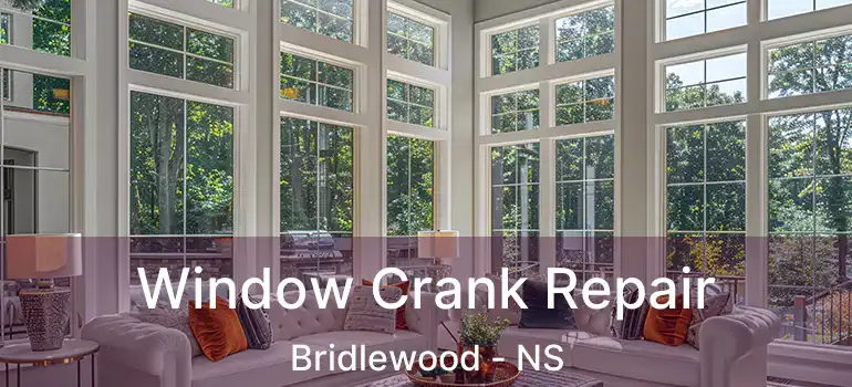  Window Crank Repair Bridlewood - NS