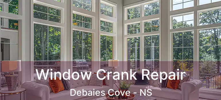  Window Crank Repair Debaies Cove - NS