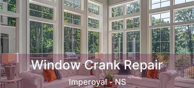  Window Crank Repair Imperoyal - NS