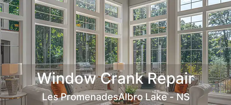  Window Crank Repair Les PromenadesAlbro Lake - NS