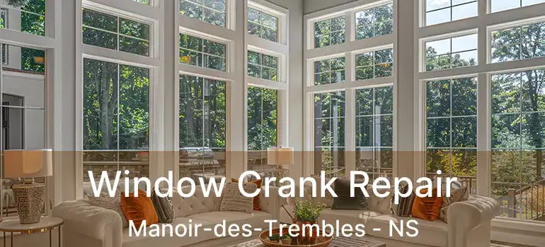  Window Crank Repair Manoir-des-Trembles - NS