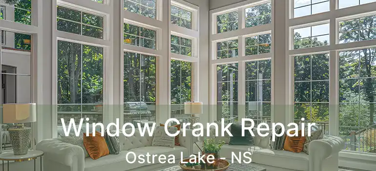  Window Crank Repair Ostrea Lake - NS