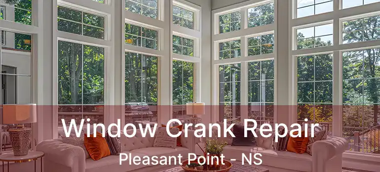  Window Crank Repair Pleasant Point - NS