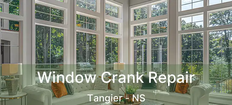  Window Crank Repair Tangier - NS