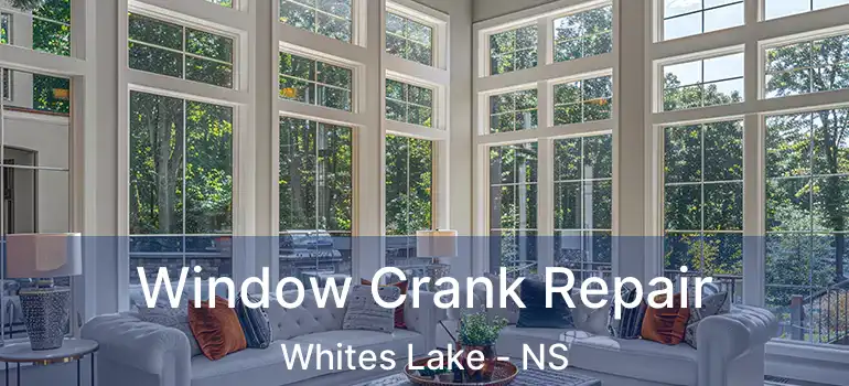  Window Crank Repair Whites Lake - NS