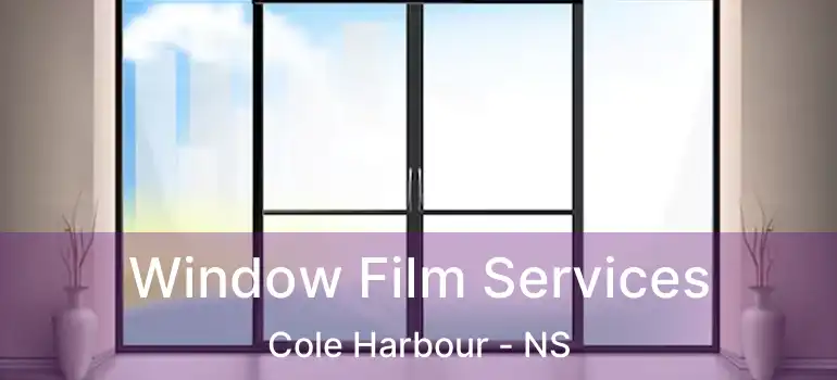  Window Film Services Cole Harbour - NS