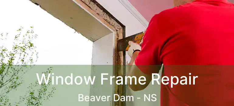  Window Frame Repair Beaver Dam - NS