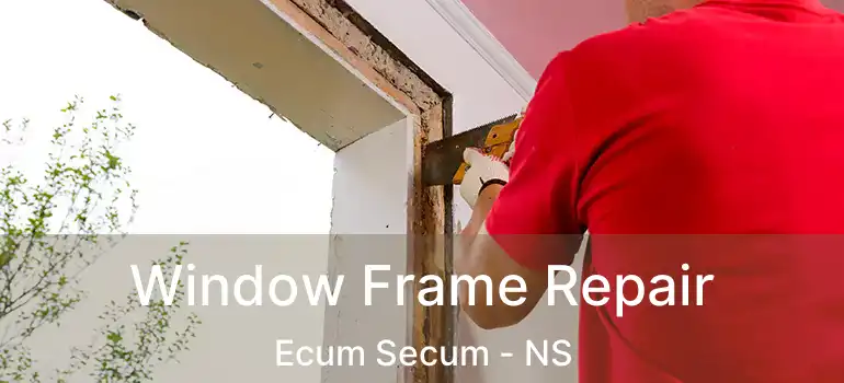  Window Frame Repair Ecum Secum - NS