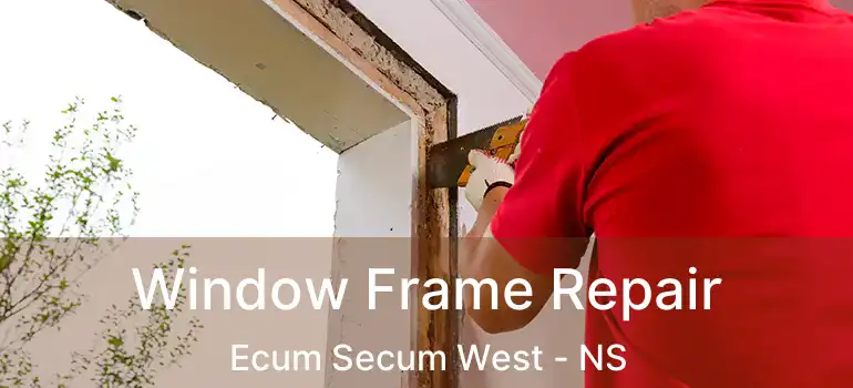  Window Frame Repair Ecum Secum West - NS