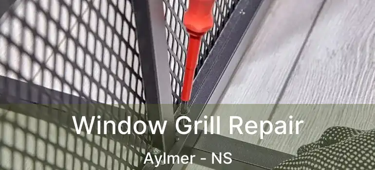  Window Grill Repair Aylmer - NS