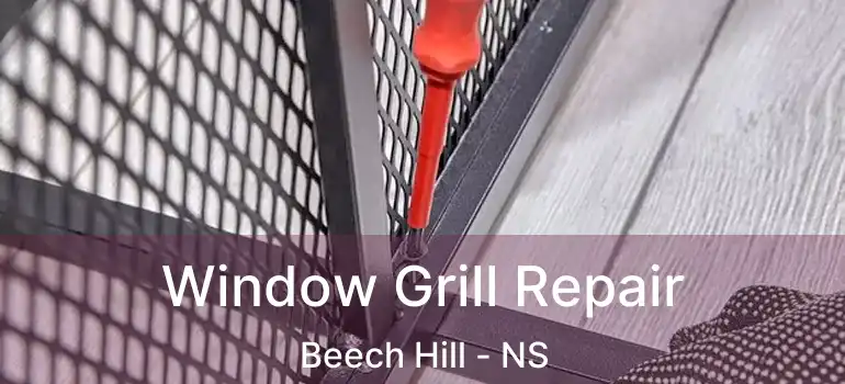  Window Grill Repair Beech Hill - NS