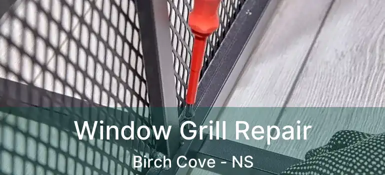  Window Grill Repair Birch Cove - NS