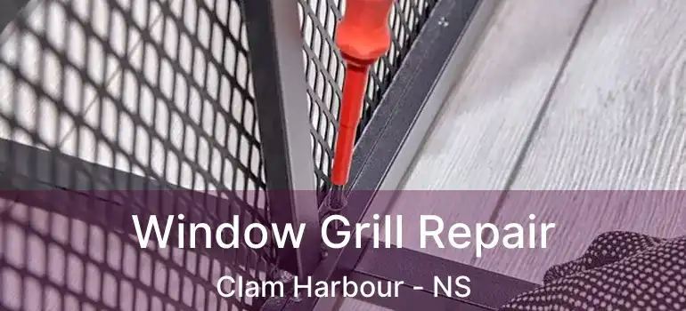  Window Grill Repair Clam Harbour - NS