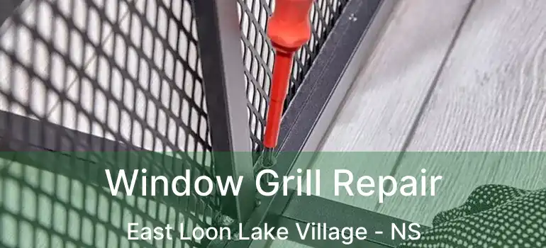  Window Grill Repair East Loon Lake Village - NS