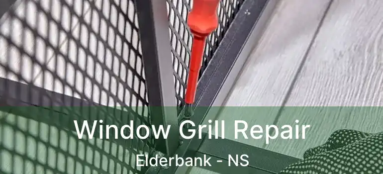  Window Grill Repair Elderbank - NS