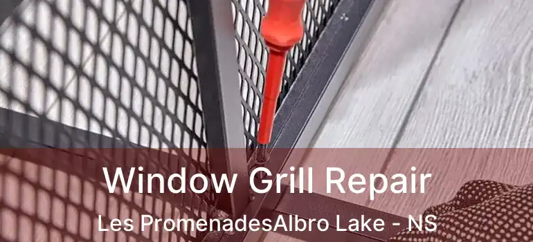  Window Grill Repair Les PromenadesAlbro Lake - NS