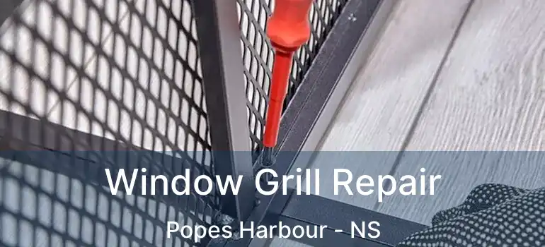  Window Grill Repair Popes Harbour - NS