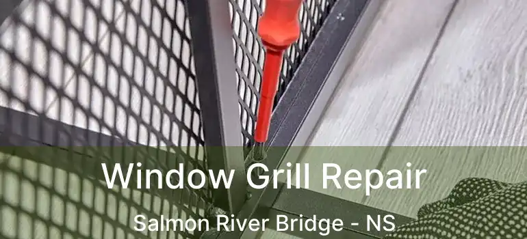  Window Grill Repair Salmon River Bridge - NS