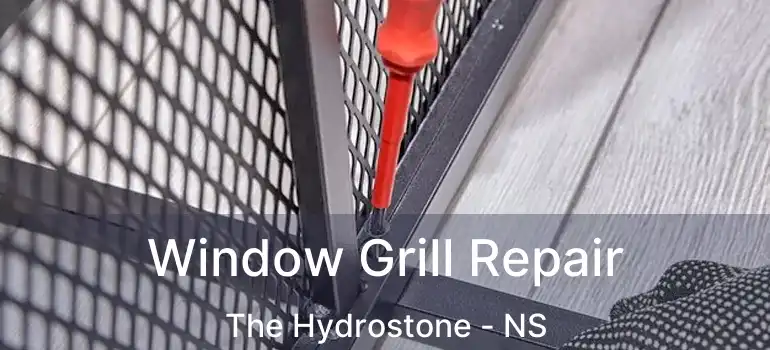  Window Grill Repair The Hydrostone - NS