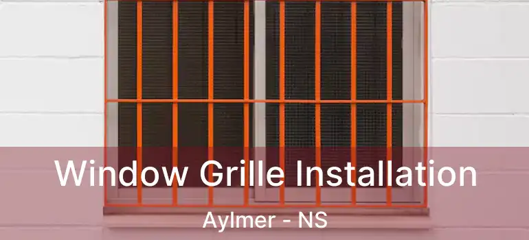  Window Grille Installation Aylmer - NS