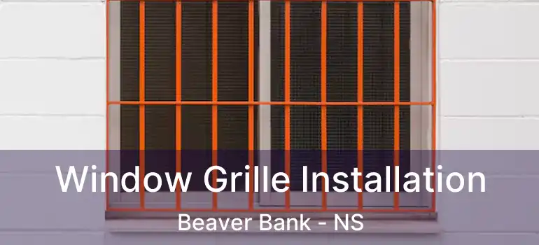  Window Grille Installation Beaver Bank - NS