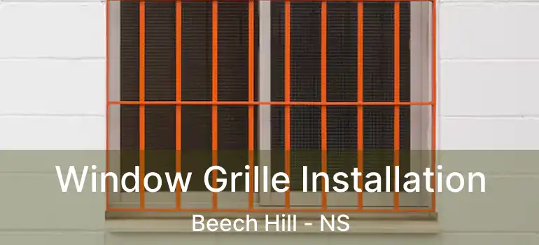  Window Grille Installation Beech Hill - NS