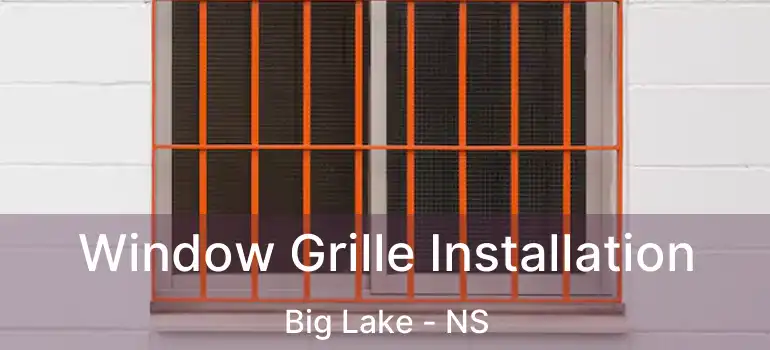  Window Grille Installation Big Lake - NS