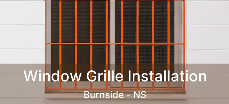  Window Grille Installation Burnside - NS