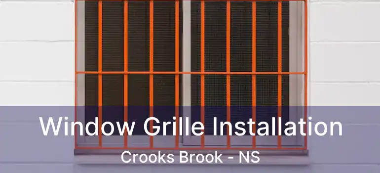  Window Grille Installation Crooks Brook - NS