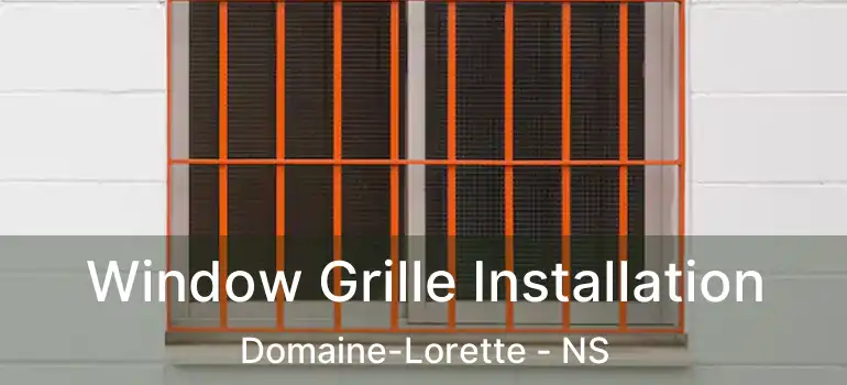  Window Grille Installation Domaine-Lorette - NS