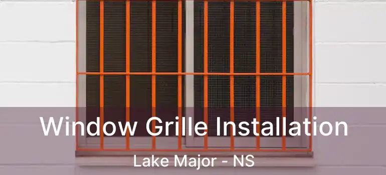  Window Grille Installation Lake Major - NS