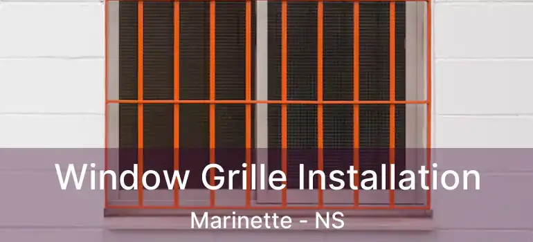  Window Grille Installation Marinette - NS