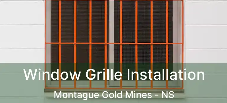  Window Grille Installation Montague Gold Mines - NS