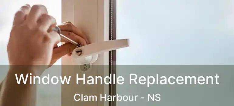  Window Handle Replacement Clam Harbour - NS