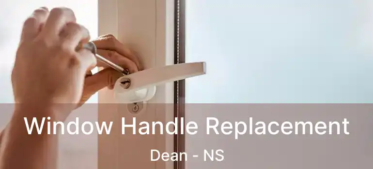  Window Handle Replacement Dean - NS