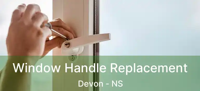  Window Handle Replacement Devon - NS