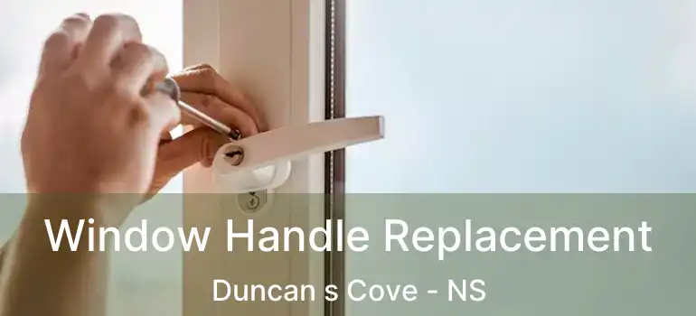  Window Handle Replacement Duncan s Cove - NS