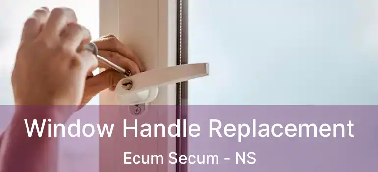  Window Handle Replacement Ecum Secum - NS