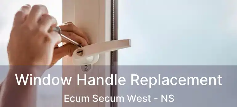  Window Handle Replacement Ecum Secum West - NS