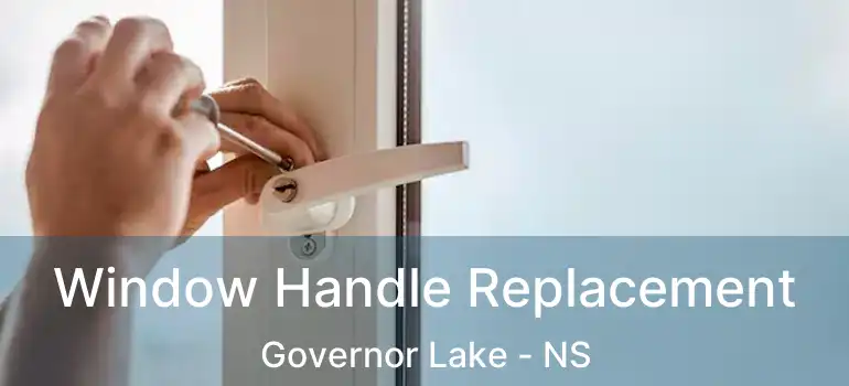  Window Handle Replacement Governor Lake - NS