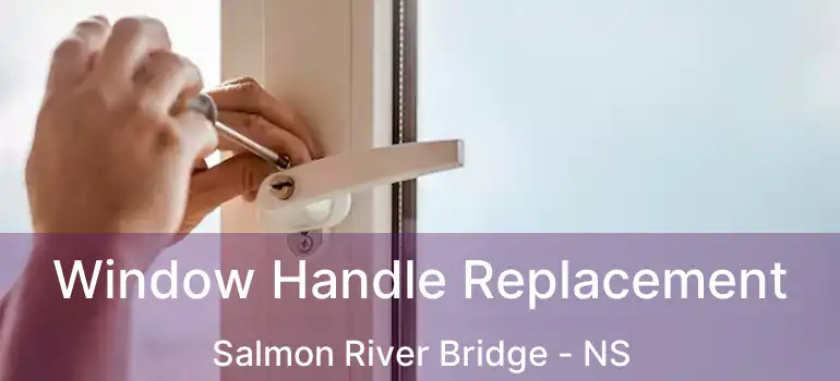  Window Handle Replacement Salmon River Bridge - NS