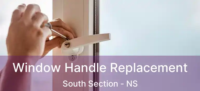  Window Handle Replacement South Section - NS