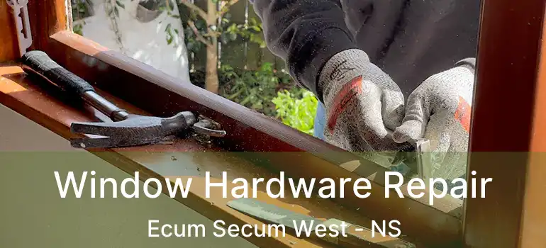  Window Hardware Repair Ecum Secum West - NS