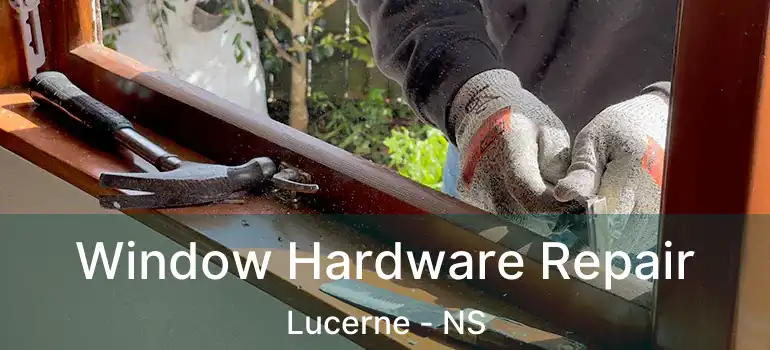  Window Hardware Repair Lucerne - NS